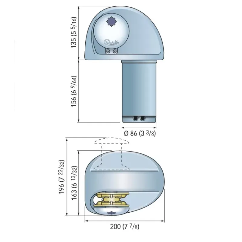 Guindeau Eagle 12 V | 500 W - 6mm*Quick Best