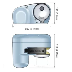 New Guindeau Genius GP2 24 V | 800 W - 8 mm - Sans Poupée Guindeau·Guindeau Électrique