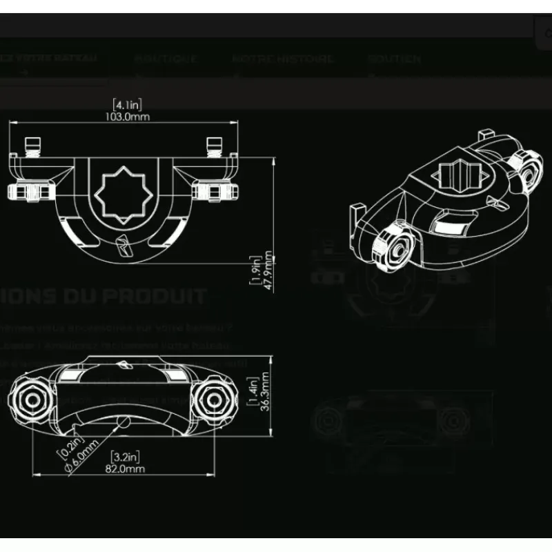 Online SidePort TracLoader Confort Extérieur - Cockpit·Rangement Cockpit|Annexe & Barque·Accessoires Annexe & Pneumatique