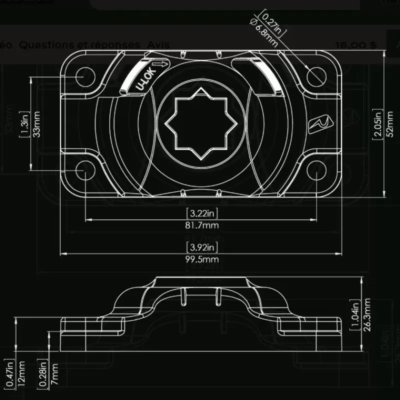 Outlet StarPort HD Confort Extérieur - Cockpit·Rangement Cockpit|Confort Extérieur - Cockpit·Accessoires Bimini & Taud De Soleil