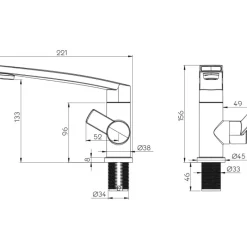 Online REICH Robinet Contur S | hauteur 156 mm Robinetterie·Mitigeur