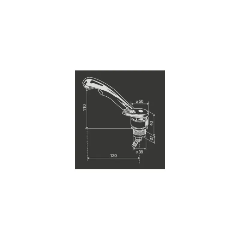REICH Robinet mitigeur Twist | Raccords cannelés*REICH Water Solutions Hot