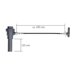 Clearance REICH Système vidange réservoir vertical 1"1/4 Plomberie·Vanne