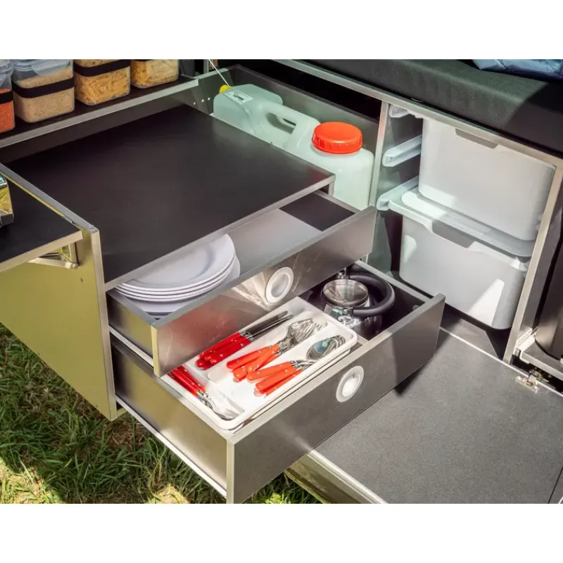 Online CampingBox L-CM T5/T6 Vw T5 / T6|Kit Aménagement·Malle Arrière Van Et Fourgon