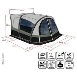 REIMO Chambre Tour Van Air*Reimo Tent Technology New