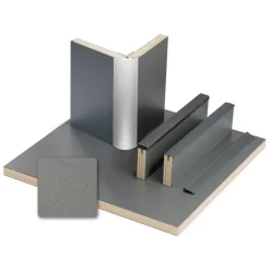 Contreplaqué stratifié 15 mm Anthracite métallisé Réfection & Agencement·Boiserie