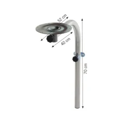 Pied de table pivotant standard*Reimo