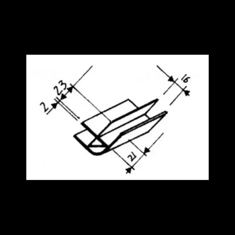 Profil d'angle rigide 90° 15 mm - 2m*Reimo Best