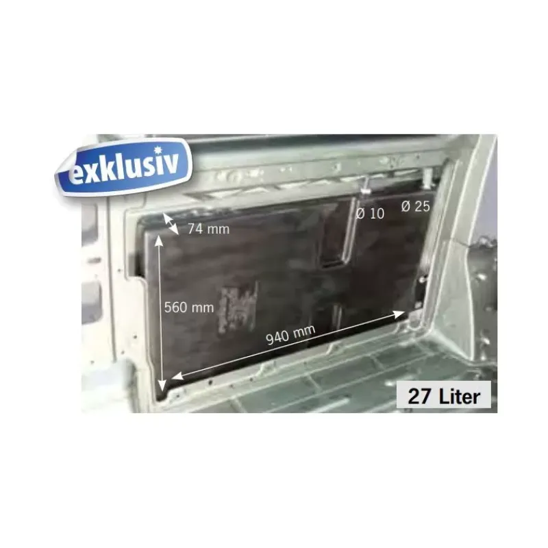 Hot Réservoir 27 L VW T5/T6 Vw T5 / T6|Wc & Sanitaires·Réservoir Eaux Usées