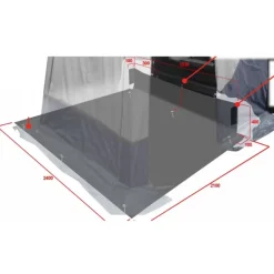 Outlet REIMO Tapis pour auvent arrière Vie En Plein Air·Tapis De Sol|Auvent & Sas·Accessoires Auvents & Solette