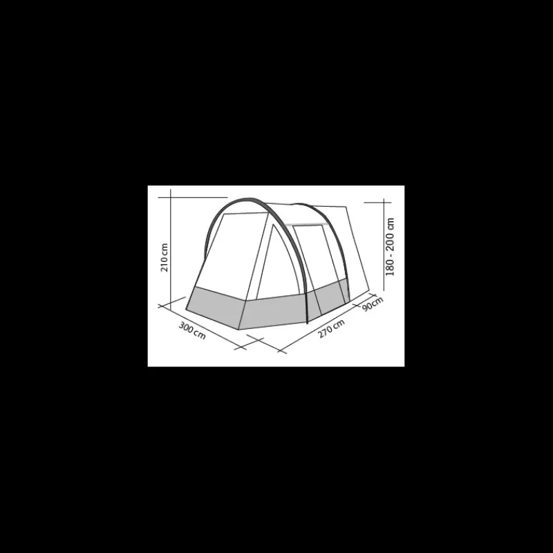 Discount REIMO Tour Easy Air Auvent & Sas·Auvent & Extension Latérale Fourgon Aménagé