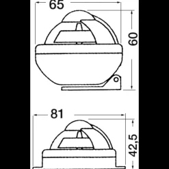 Sale Compas Comet 2'' sur étrier Compas, Jumelles, Sextant·Compas De Route