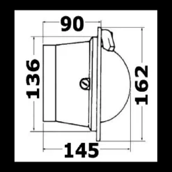 Hot Compas Polare 4'' verticale Compas, Jumelles, Sextant·Compas De Route