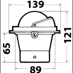 Sale Compas Zentit 3'' encastré avec couvercle - Rose plate Compas, Jumelles, Sextant·Compas De Route