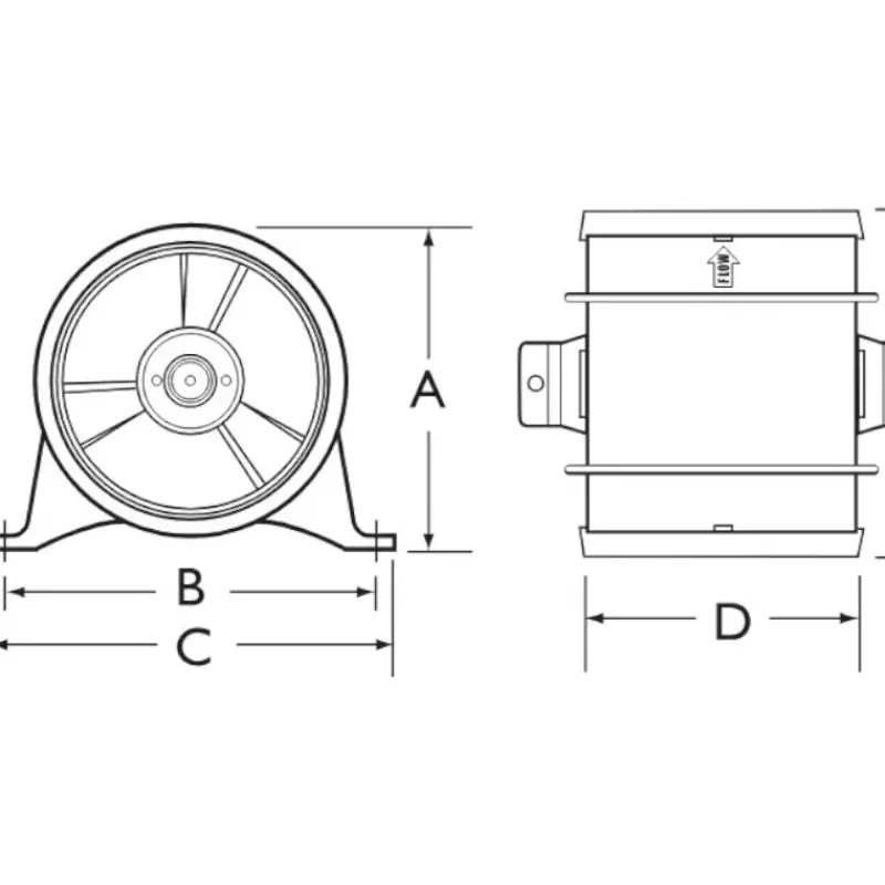 RULE Ventilateur en ligne 76 mm*Rule | Xylem Hot