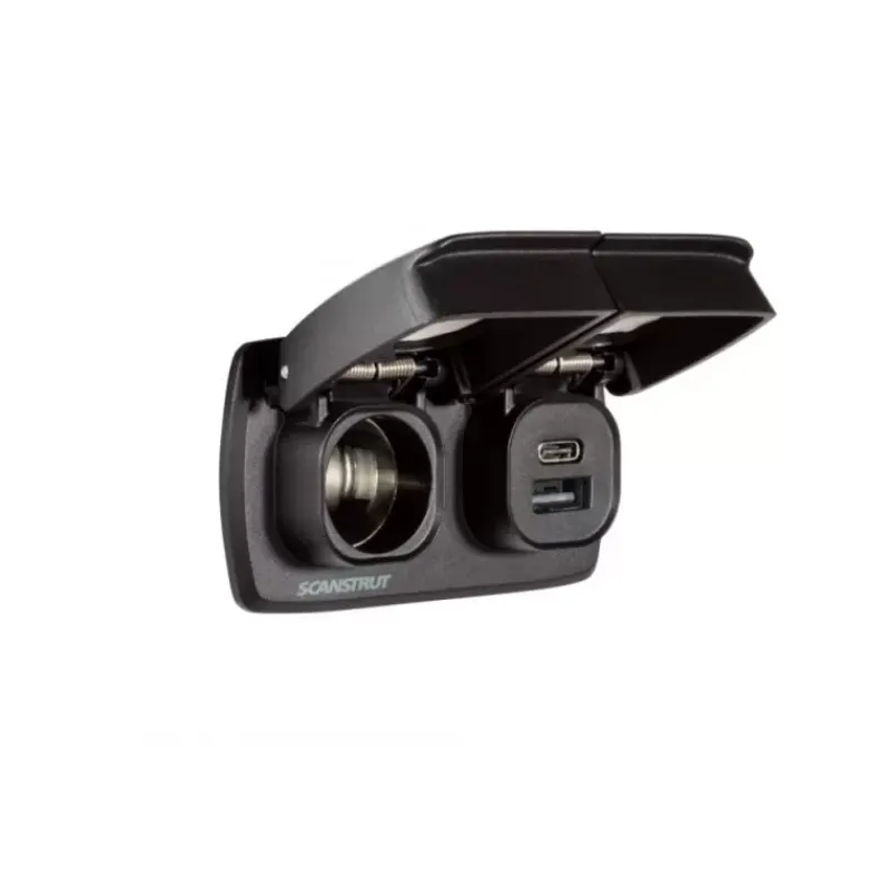 Hot Flip Pro Duo Prise USB-A / USB-C et allume-cigare étanche Distribution & Protection·Prise Et Fiche Dc (Allume Cigare, 12V, Usb...)|Distribution & Protection·Fiche Et Prise Dc (Allume Cigare, 12V, Usb...)