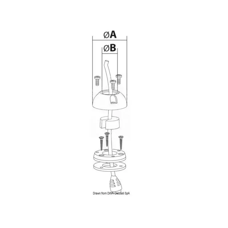 Passe fil DS21 Distribution & Protection·Passe-Toit Pour Câble|Distribution & Protection·Passe-Câble Étanche