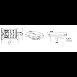 Boîtier porte fusibles semi encastré*SCI Discount