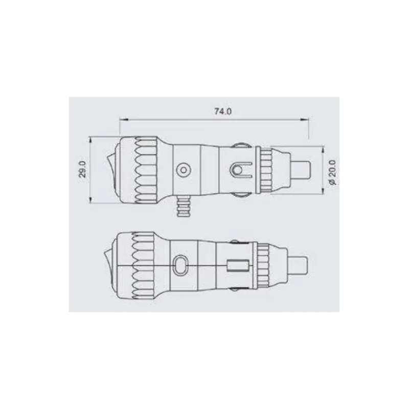 Discount Fiche allume cigare avec interrupteur Electricité & Éclairage·Rallonge & Prise Allume-Cigare 12 V|Distribution & Protection·Prise Et Fiche Dc (Allume Cigare, 12V, Usb...)