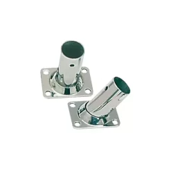 Base rectangulaire Ø22 mm tube inox*Seaworld Hot
