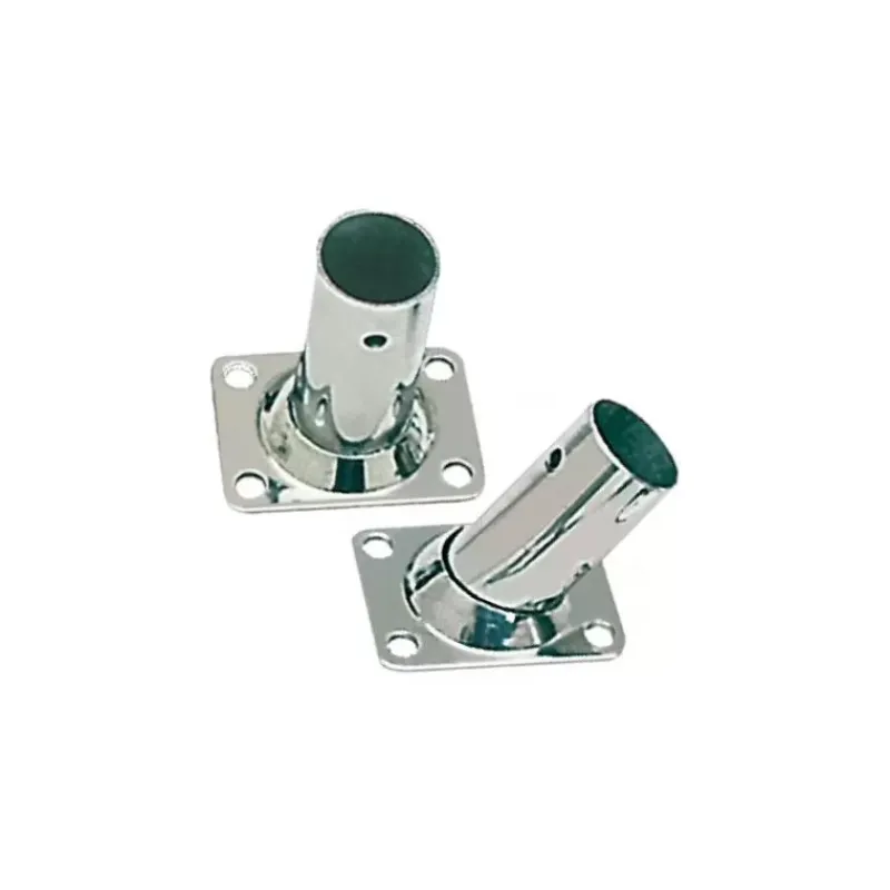 Base rectangulaire Ø22 mm tube inox*Seaworld Hot