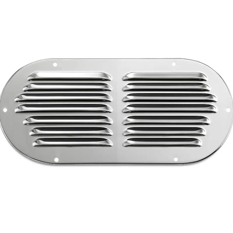 Grille aération inox oblongue 34 cm² | 233 x 116 mm*Seaworld