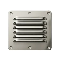 Discount Grille aération slim en inox 15 cm² | 116 x 128 x 4 mm Grille & Aération·Grille D'Aération|Hublot & Aération·Grille D'Aération
