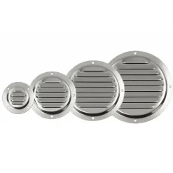 Grilles rondes inox 2 à 20 cm² | avec moustiquaire*Seaworld Sale