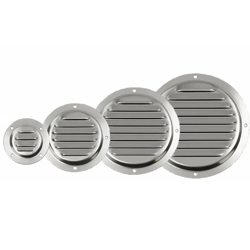Outlet Grilles rondes inox 3 à 29 cm² | sans moustiquaire Grille & Aération·Grille D'Aération|Hublot & Aération·Grille D'Aération