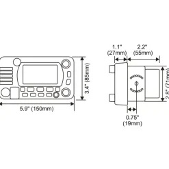 SH VHF fixe GX 1850 GPS*Standard Horizon Clearance