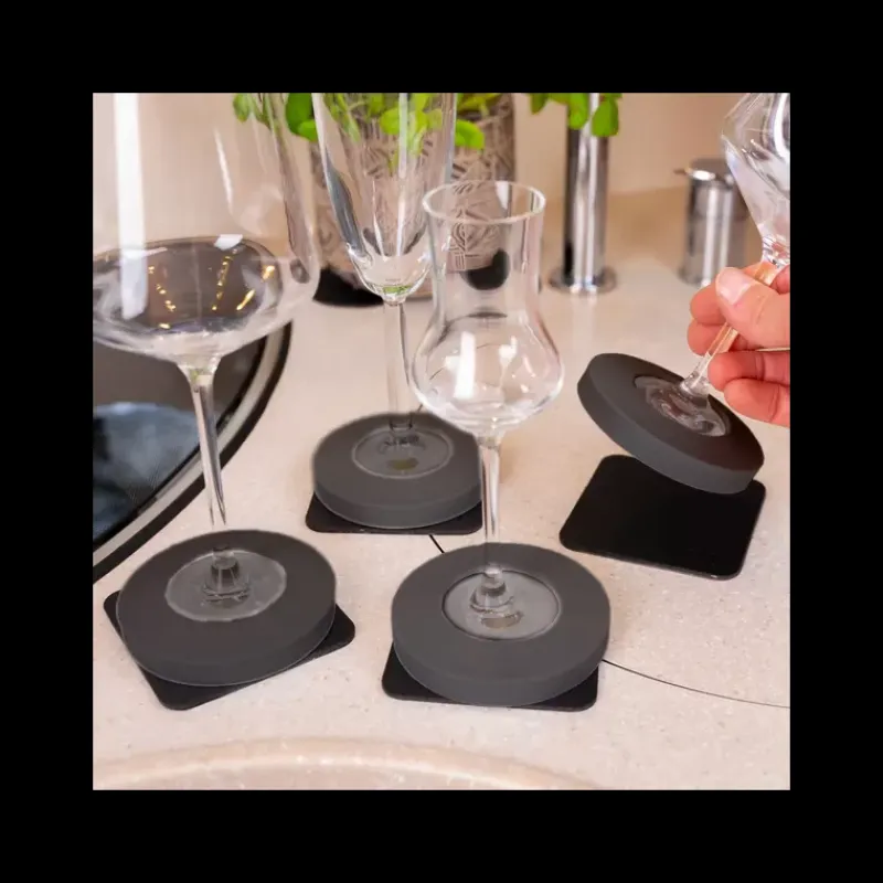 Lot de 4 coques magnétiques*SILWY New
