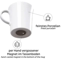 Lot de 2 tasses magnétiques*SILWY Discount
