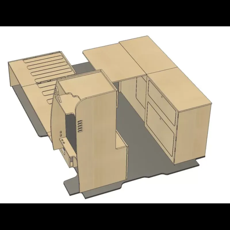 Clearance Kit meuble Roamer | Universel Kit Aménagement·Kit Fixe Universel