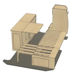 Clearance Kit meuble Roamer | Universel Kit Aménagement·Kit Fixe Universel