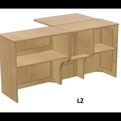 Best Meuble latéral + table | VW T5/T6 Vw T5 / T6|Ameublement & Quincaillerie Intérieure·Meuble Bois Individuel
