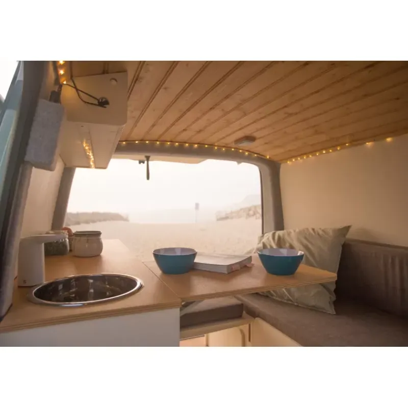 Best Meuble latéral + table | VW T5/T6 Vw T5 / T6|Ameublement & Quincaillerie Intérieure·Meuble Bois Individuel
