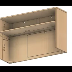 Best Meuble latéral XS Ameublement & Quincaillerie Intérieure·Meuble Bois Individuel