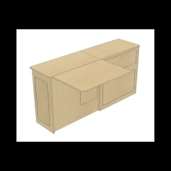 Meuble latéral avec table XL | VW T5/T6*Simple Vans