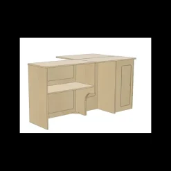 Meuble latéral avec table XL | VW T5/T6*Simple Vans
