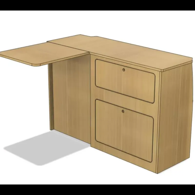 Meuble latéral + table | Trafic 3*Simple Vans