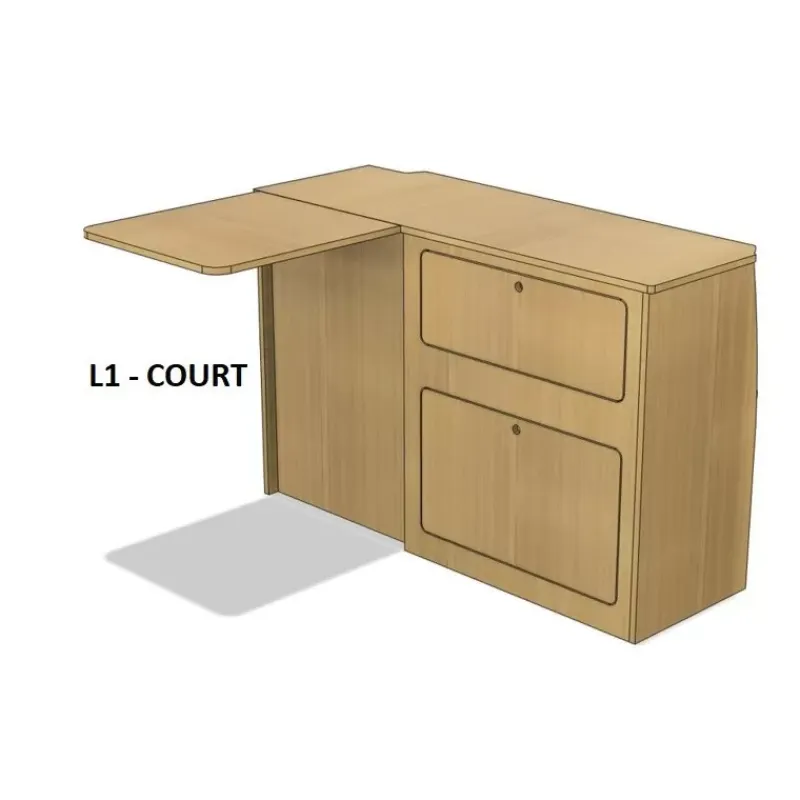 Meuble latéral + table | Trafic 3*Simple Vans