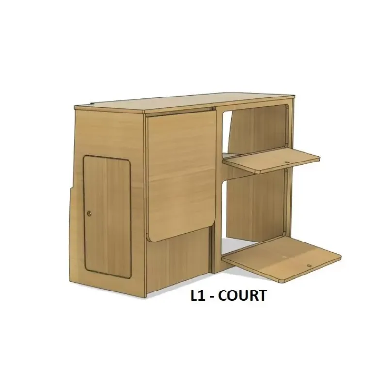 Meuble latéral + table | Trafic 3*Simple Vans