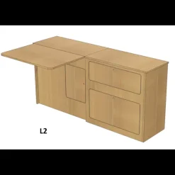 Meuble latéral + table | Trafic 3*Simple Vans