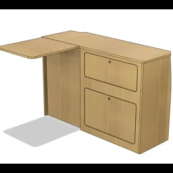 Best Meuble latéral + table | Jumpy/Expert 3 Citroën Jumpy / Peugeot Expert / Toyota Proace|Ameublement & Quincaillerie Intérieure·Meuble Bois Individuel