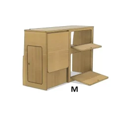Best Meuble latéral + table | Jumpy/Expert 3 Citroën Jumpy / Peugeot Expert / Toyota Proace|Ameublement & Quincaillerie Intérieure·Meuble Bois Individuel