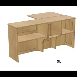 Best Meuble latéral + table | Jumpy/Expert 3 Citroën Jumpy / Peugeot Expert / Toyota Proace|Ameublement & Quincaillerie Intérieure·Meuble Bois Individuel
