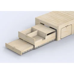 Tiroir Cuisine arrière - D8 Ameublement & Quincaillerie Intérieure·Meuble Bois Individuel