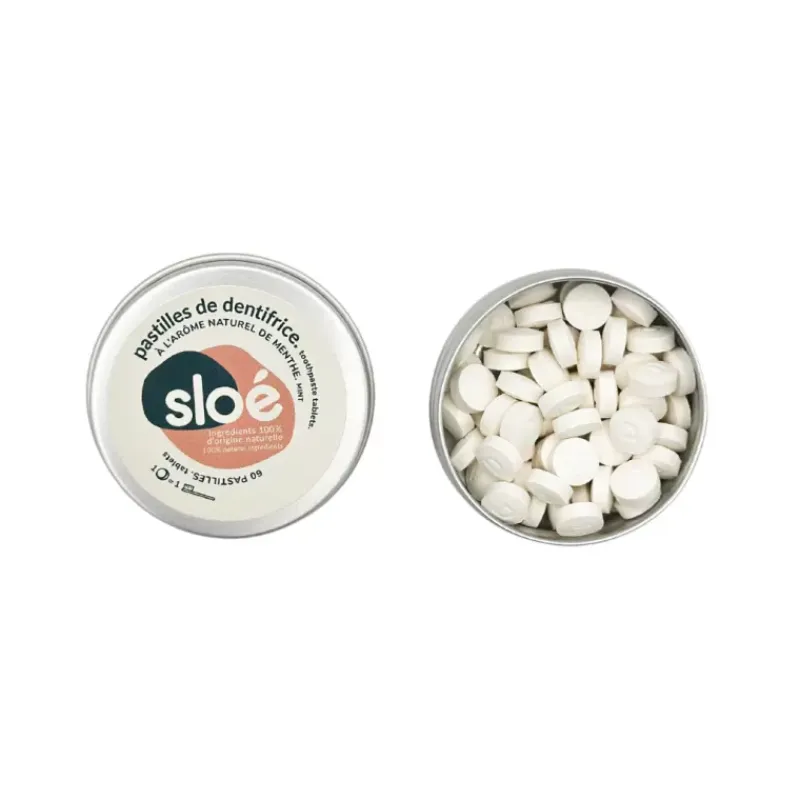 SLOÉ Dentifrice solide en pastilles | menthe*SLOE Hot