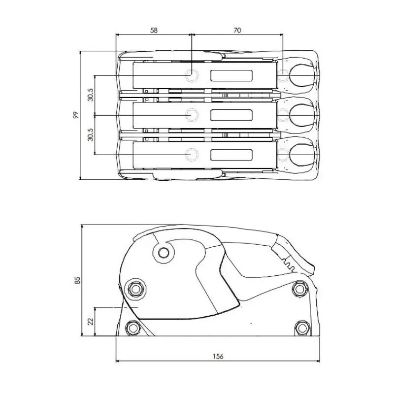 Sale Bloqueur XTS0814/3 Taquet, Bloqueur & Chaumard·Bloqueur & Coinceur