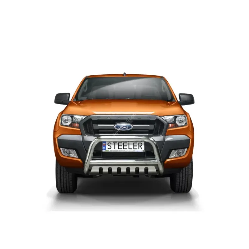 Pare-buffle avec plaque de protection | Ford Ranger 3 Accessoires Offroad, Franchisseur, Tout-Terrain Et 4X4·Pare Buffles Et Protections Extérieures